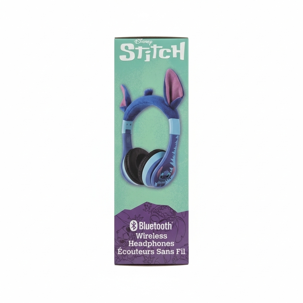 Disney Stitch Wireless Headphones Kids Microphone Foldable Brand New - Picture 4 of 7